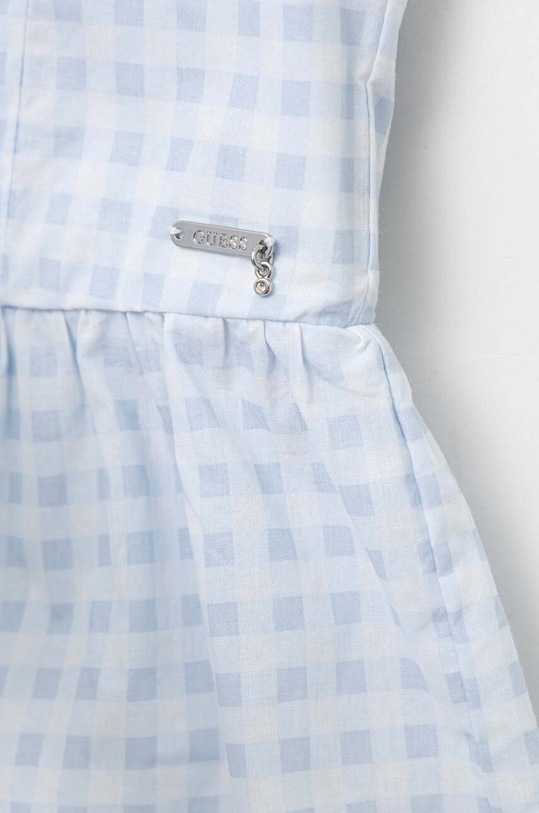 Guess bluzka bawełniana dziecięca niebieski J3GH07.WFBB0.PPYX