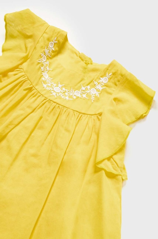 Fete Mayoral bluza din bumbac pentru bebelusi 1192.4C.BABY galben