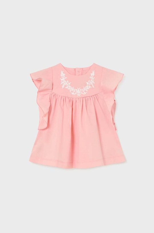 Mayoral bluza din bumbac pentru bebelusi uni roz 1192.4C.BABY