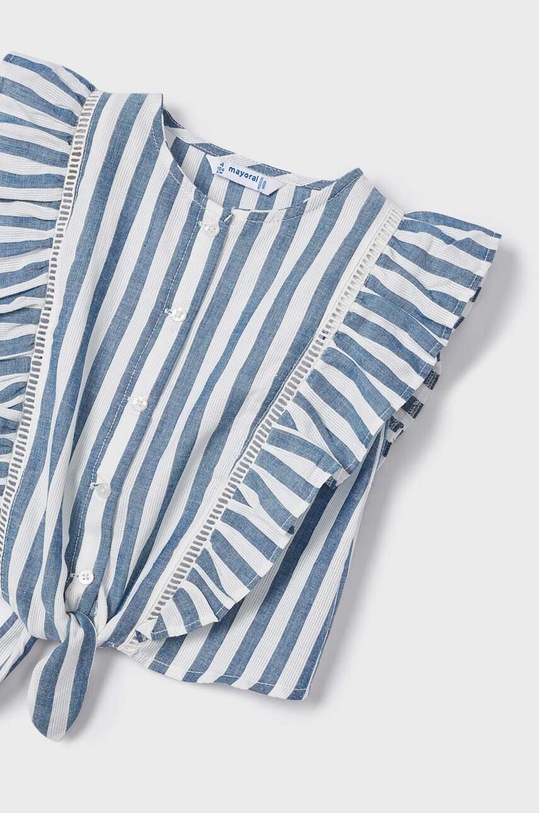 Детска памучна блуза Mayoral тъмносин 3143.6F.MINI