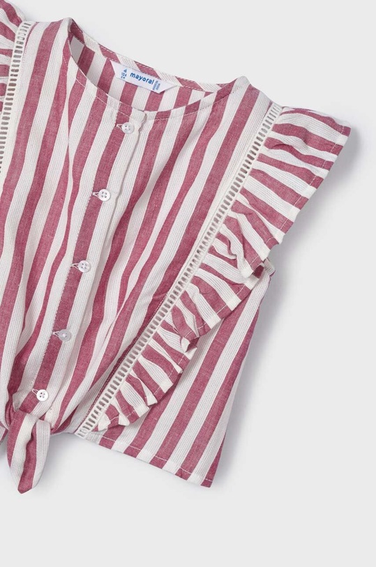 Fete Mayoral bluza de bumbac pentru copii 3143.6F.MINI burgundia