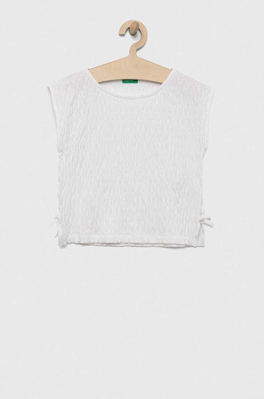 Блузка United Colors of Benetton короткий білий 33C0CH00X.G.SEASONAL