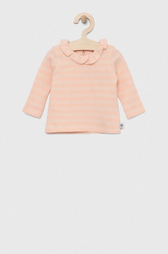 United Colors of Benetton longsleeve copii cu modele roz 3POMA1028.W.SEASONAL