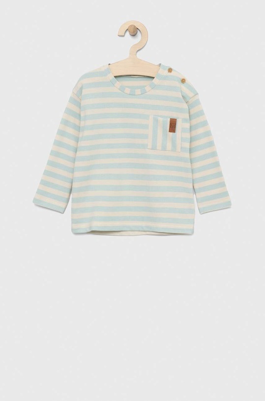 United Colors of Benetton longsleeve niemowlęcy wzorzyste beżowy 3POMA102D.W.SEASONAL