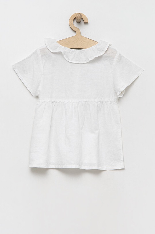 United Colors of Benetton bluza de in pentru copii 5OK4GQ00Y.P.SEASONAL alb SS23