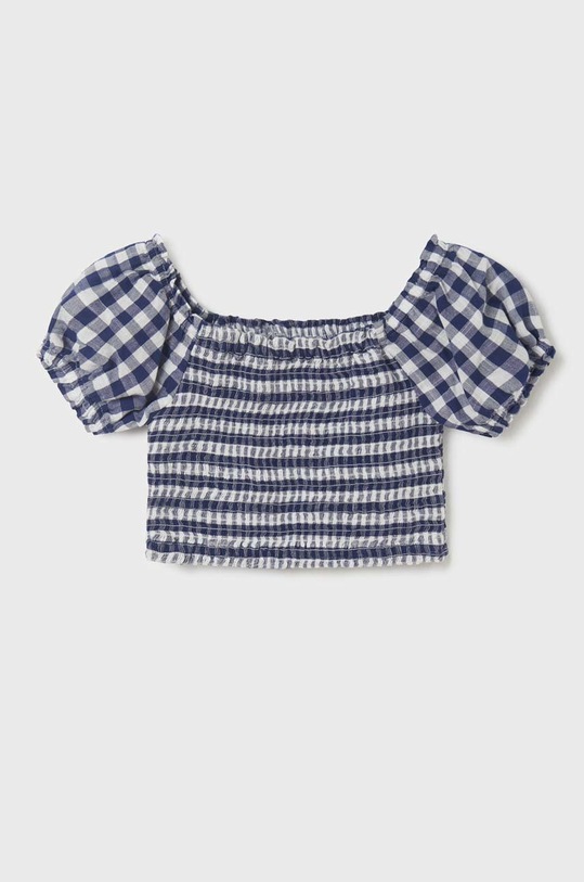 Mayoral bluza de bumbac pentru copii 6198.8G.JUNIOR albastru SS23
