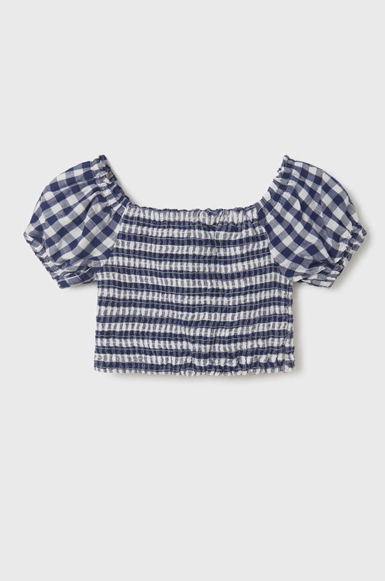 Fete Mayoral bluza de bumbac pentru copii 6198.8G.JUNIOR albastru
