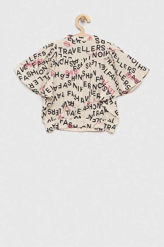 Дівчинка Дитяча блузка Sisley 5ZBVYQ00E.G.SEASONAL бежевий