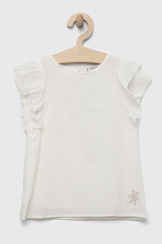 Birba&Trybeyond bluzka bawełniana dziecięca bawełna biały 999.60008.00