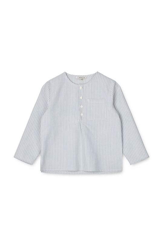 Liewood bluzka bawełniana niemowlęca LW17226 niebieski SS23