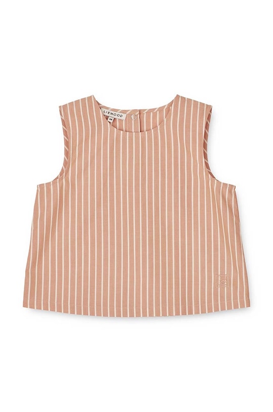 Liewood csecsemő blúz pamutból LW17337 bézs SS23