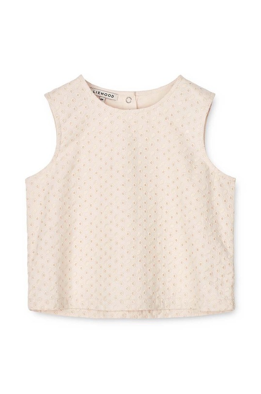 Liewood bluza de bumbac pentru copii uni bej LW17339