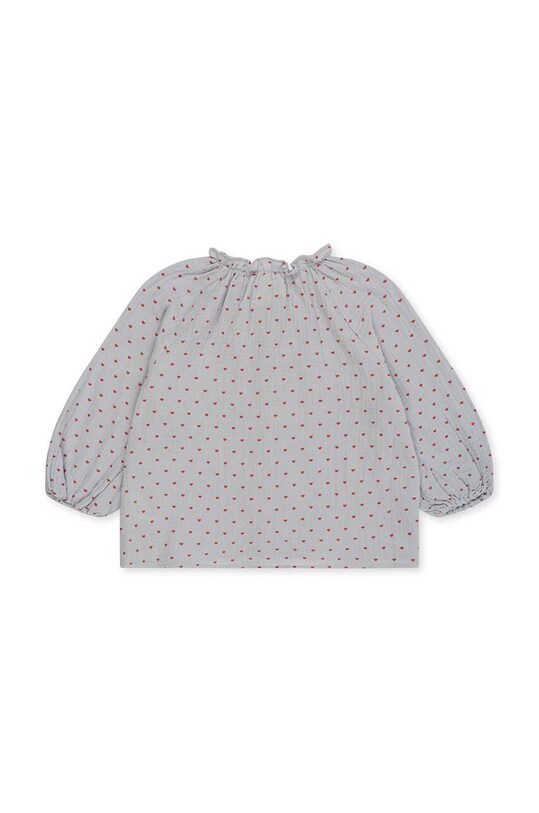 Dječja pamučna bluza Konges Sløjd KS4516 plava SS23