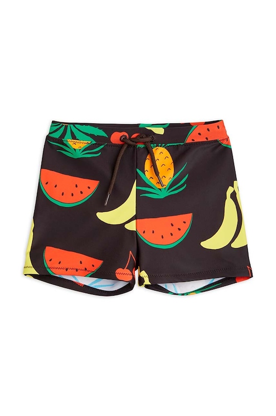 Detské plavkové šortky Mini Rodini Planet friendly hnedá 2328010616