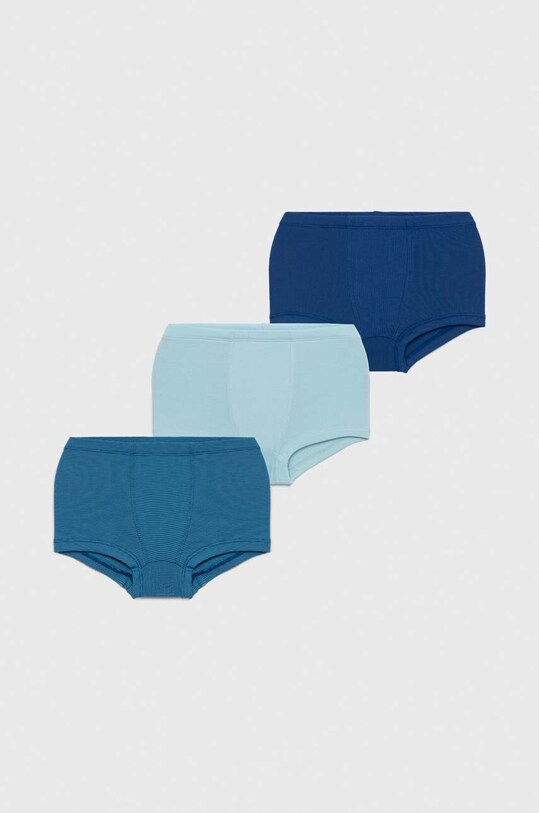 Παιδικά μποξεράκια United Colors of Benetton 3-pack με μοτίβο μπλε 3MC10X00L.G.SEASONAL