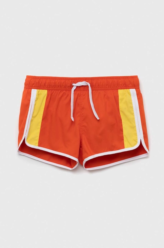 Dětské plavkové šortky United Colors of Benetton Planet friendly červená 5CTG0X00G.G.SEASONAL