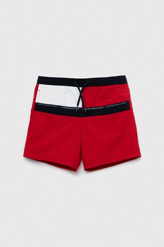 Παιδικό Μαγιό Tommy Hilfiger Planet friendly κόκκινο UB0UB00481.PYXX