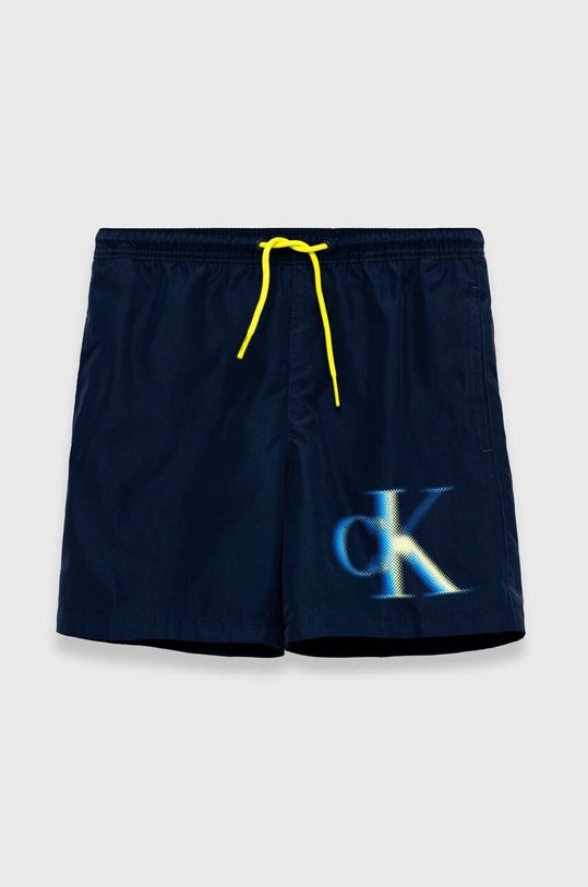 Calvin Klein Jeans szorty kąpielowe dziecięce Planet friendly granatowy KV0KV00028.PPYX