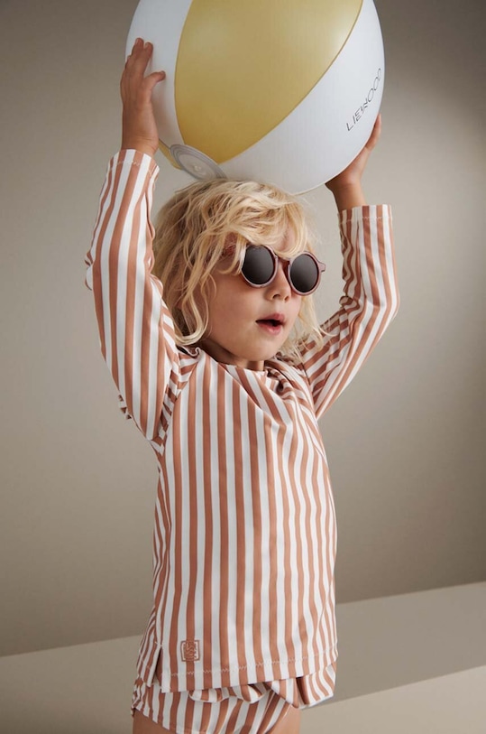 Liewood longsleeve de baie pentru copii Produs pentru bebe bej LW17614