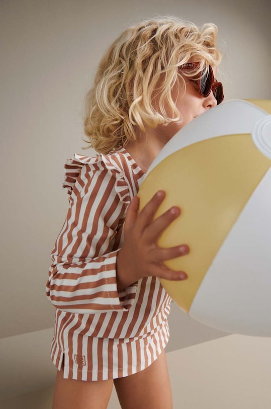 Liewood longsleeve de baie pentru copii bej LW17614