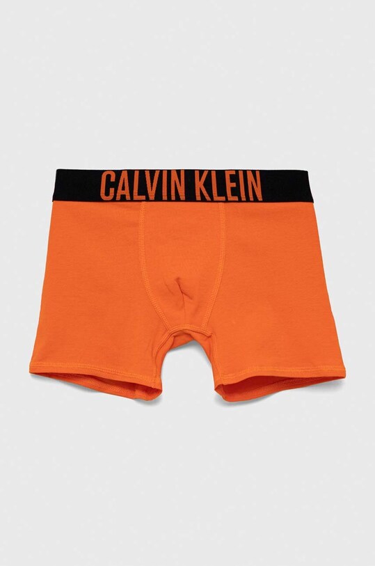 Dečki Otroške boksarice Calvin Klein Underwear 2-pack B70B700423.PPYX oranžna