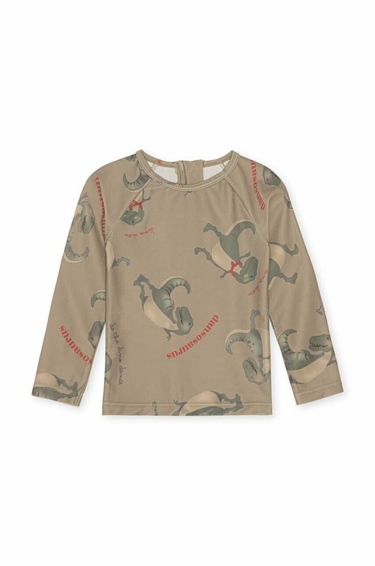 Konges Sløjd longsleeve kąpielowy dziecięcy Produkt niemowlęcy beżowy KS4620