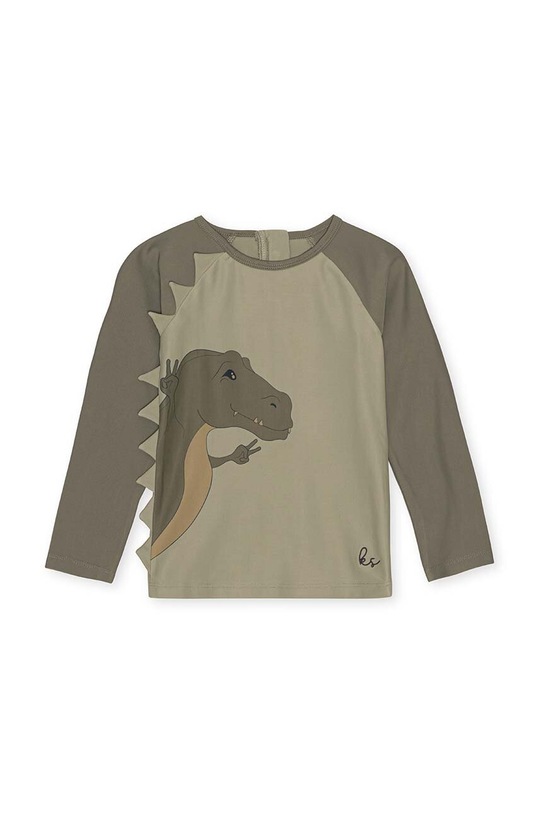 Konges Sløjd longsleeve kąpielowy dziecięcy Produkt niemowlęcy zielony KS4621