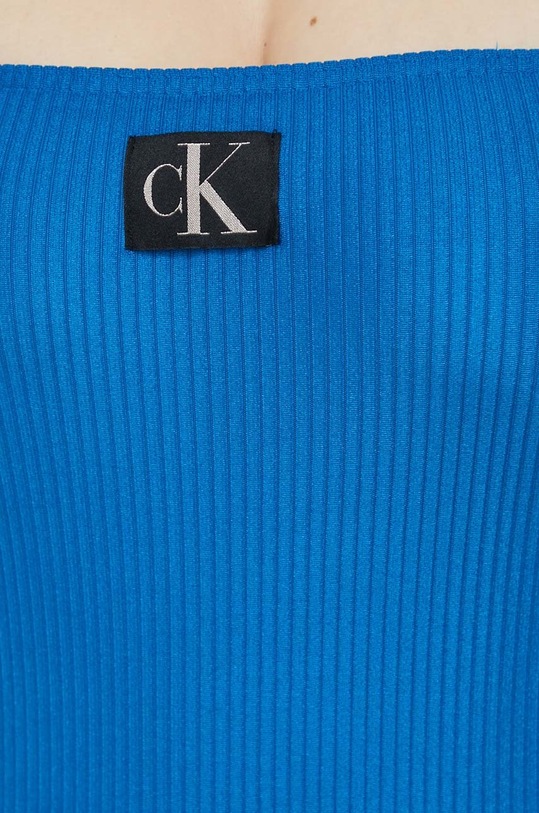 Jednodílné plavky Calvin Klein KW0KW01959.PPYX modrá