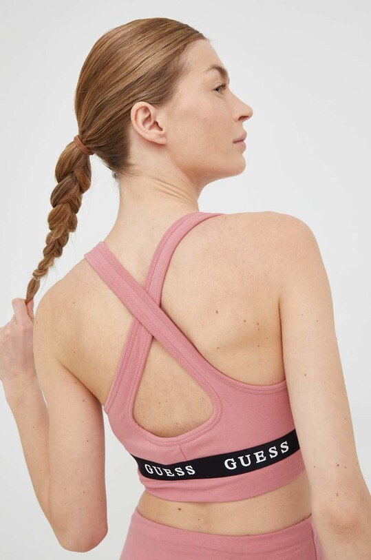 Oblečení Sportovní podprsenka Guess V3RP15.KABR0 růžová