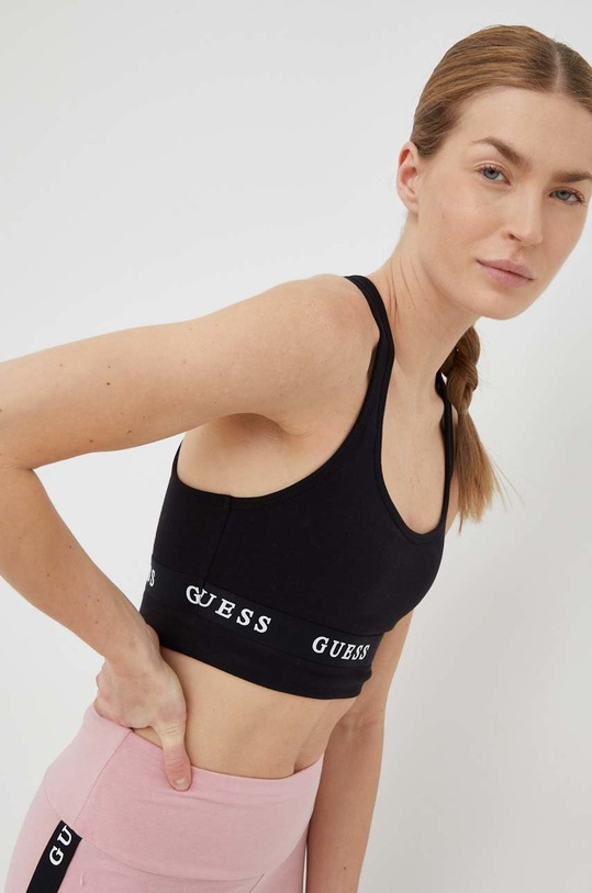 Guess sutien sport usor rigidizat negru V3RP15.KABR0