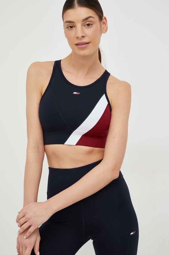 Sportski grudnjak Tommy Hilfiger Planet friendly mornarsko plava S10S101589.PPYX