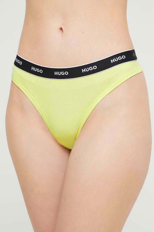 Odzież HUGO stringi 3-pack 50480150 żółty
