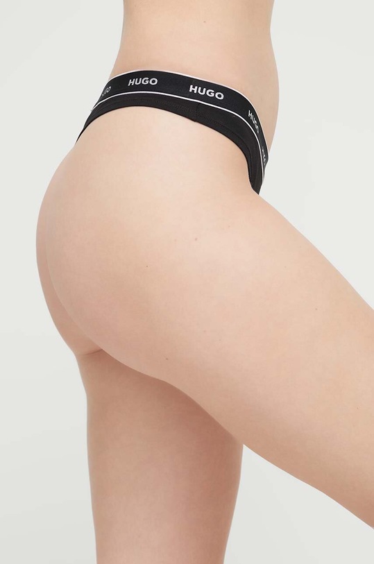 HUGO stringi 3-pack 50480150 żółty