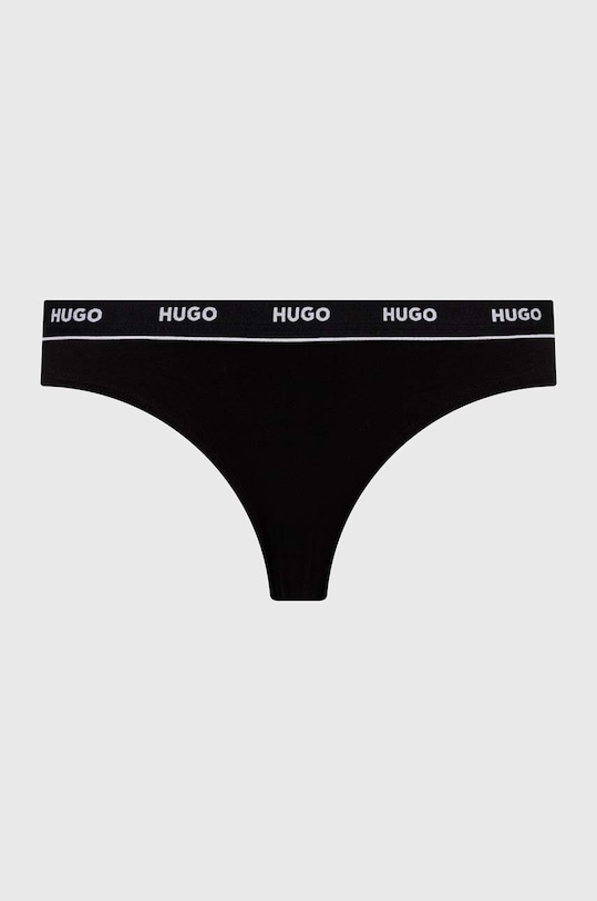 Στρινγκ HUGO 3-pack 50480150 μαύρο NC24