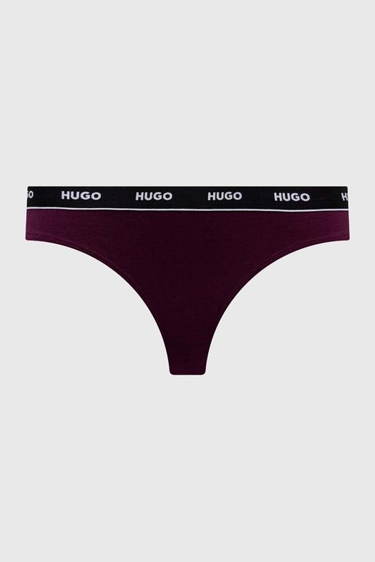 Одяг Стринги HUGO 3-pack 50480150 чорний