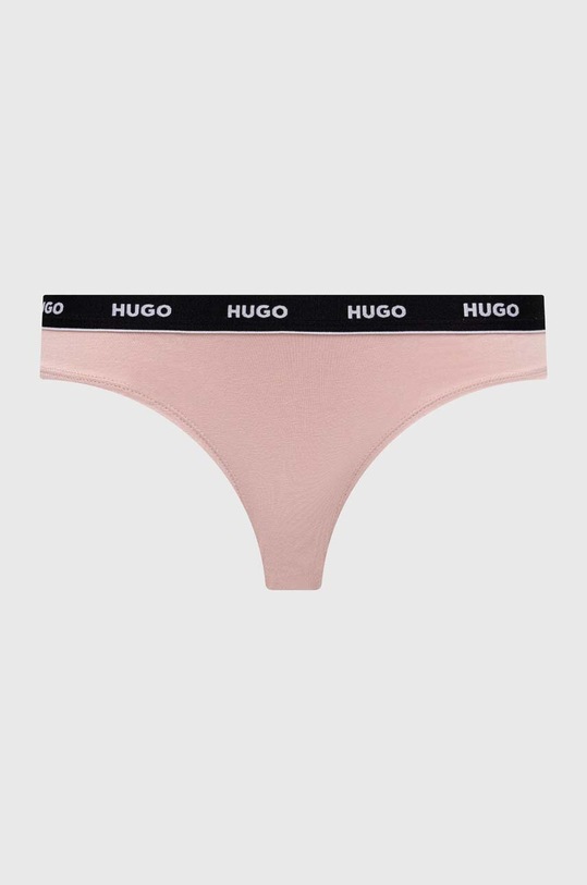 Στρινγκ HUGO 3-pack μαύρο 50480150