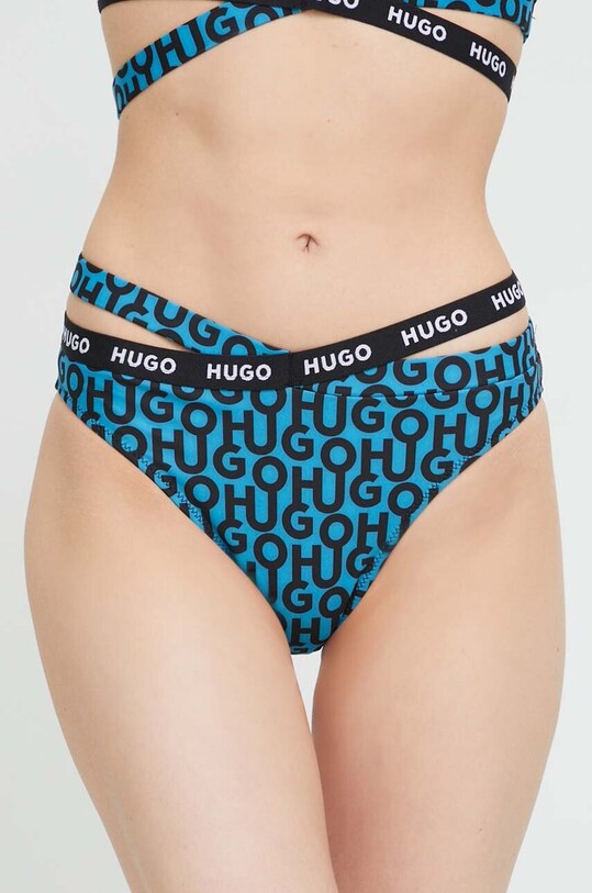 HUGO figi kąpielowe dół niebieski 50486376