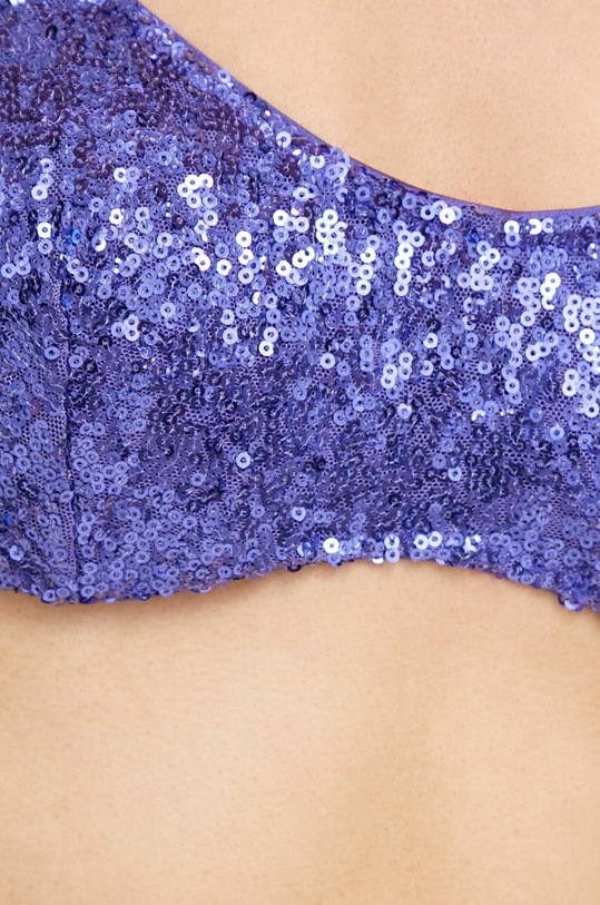Plavková podprsenka Guess SEQUINS fialová E3GJ02.KBMV0
