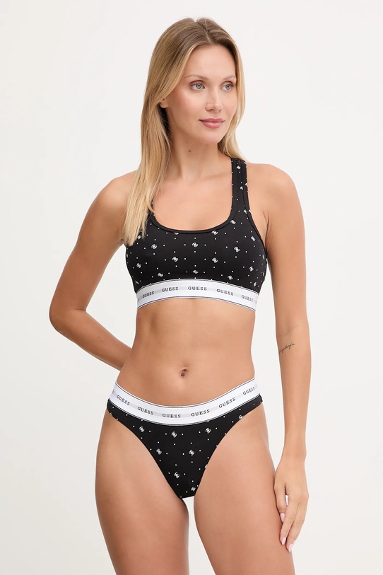 Guess sutien CARRIE O97C01.KBOE1 negru AW25