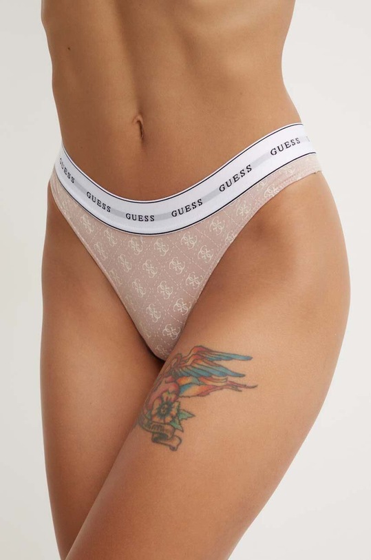 Guess stringi CARRIE dzianina beżowy O97E04.KBOE1