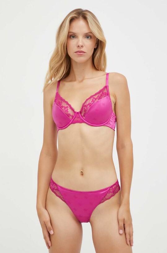 Трусы Guess ткань фиолетовой O3GE22.WFAO0