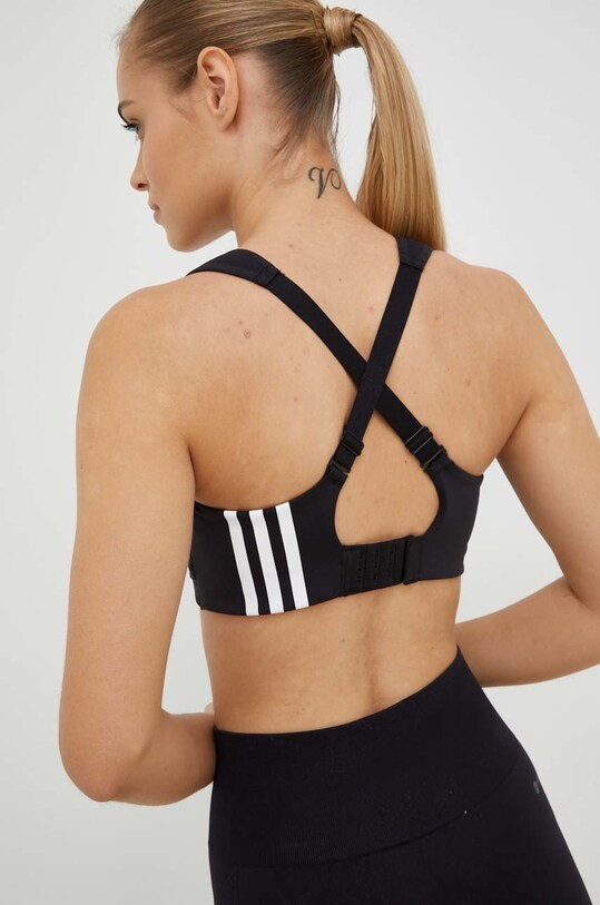 Одяг Спортивний бюстгальтер adidas Performance HF2297 чорний