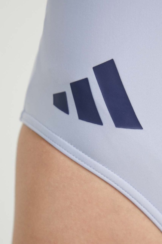 adidas Performance costum de baie dintr-o bucată Bars Colourblock albastru HS8089