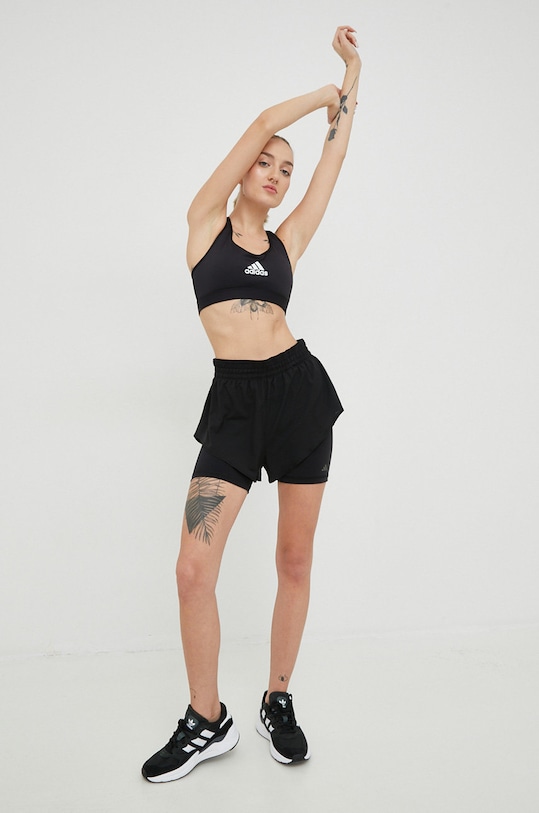 Športová podprsenka adidas Performance PowerReact HT5016 čierna SS23