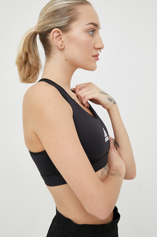 Športová podprsenka adidas Performance PowerReact čierna HT5016