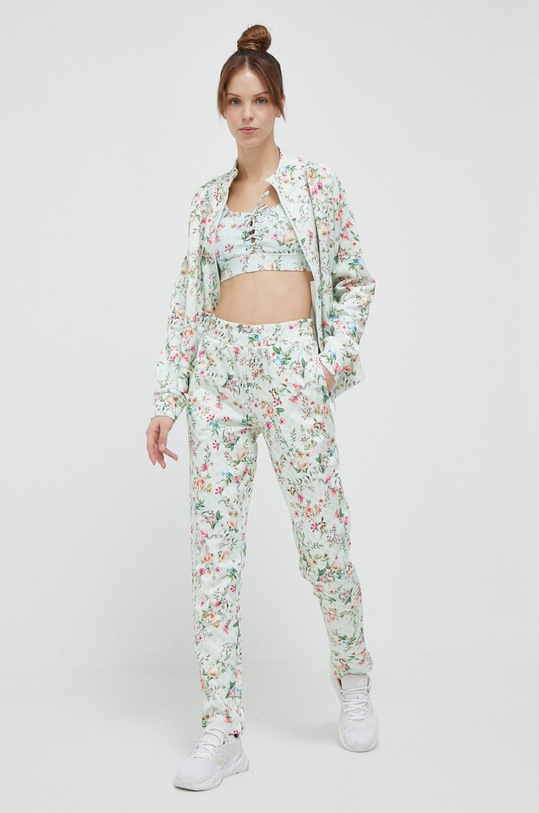 Sportovní podprsenka Guess V3GP12.MC049 zelená SS23