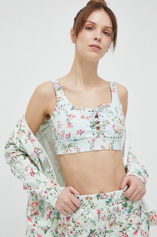 Sportovní podprsenka Guess zelená V3GP12.MC049