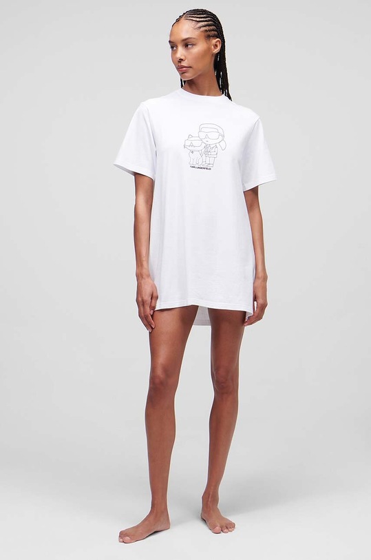 Abbigliamento Karl Lagerfeld maglia da notte 230W2114 bianco