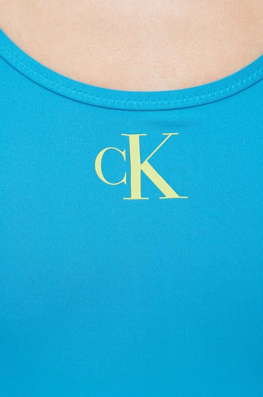 Jednodílné plavky Calvin Klein KW0KW01997.PPYX modrá