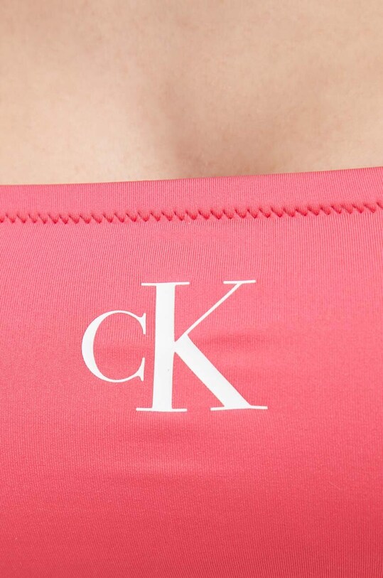 Calvin Klein biustonosz kąpielowy fioletowy KW0KW01972.PPYX